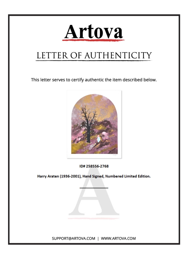 "Untitled" LE 13x10 Print on Paper by Harry Araten (Artova) at PristineAuction.com "Untitled" LE 13x10 Print on Paper by Harry Araten (Artova) at PristineAuction.com