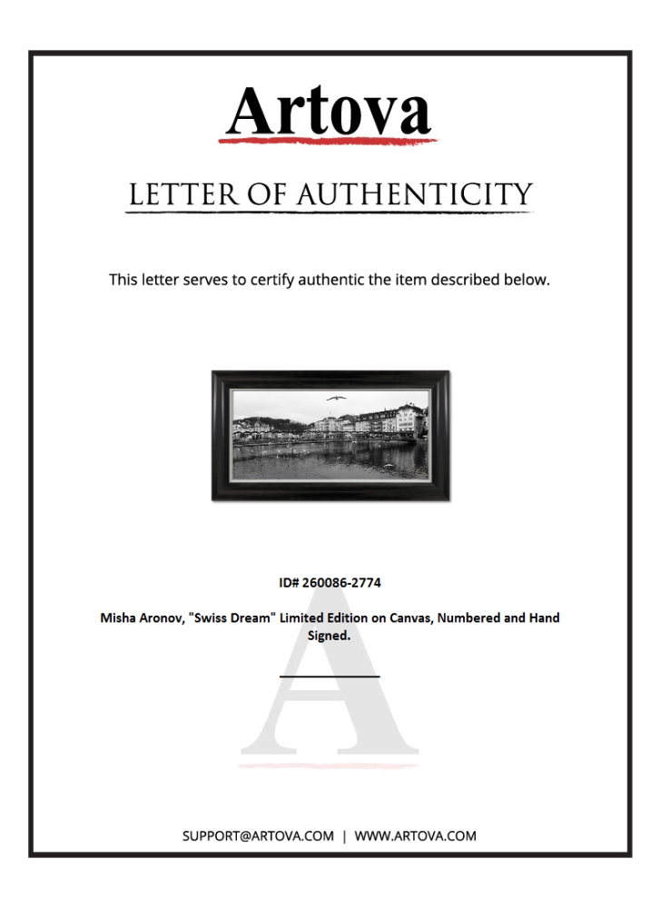 "Untitled" LE 43x24 Custom Framed Giclee on Canvas by Misha Aronov (Artova) at PristineAuction.com "Untitled" LE 43x24 Custom Framed Giclee on Canvas by Misha Aronov (Artova) at PristineAuction.com