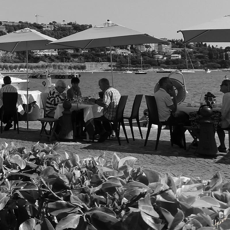 "Villefranche sur Mer" LE 31x42 Custom Framed Giclee on Canvas by Misha Aronov (Artova) at PristineAuction.com "Villefranche sur Mer" LE 31x42 Custom Framed Giclee on Canvas by Misha Aronov (Artova) at PristineAuction.com