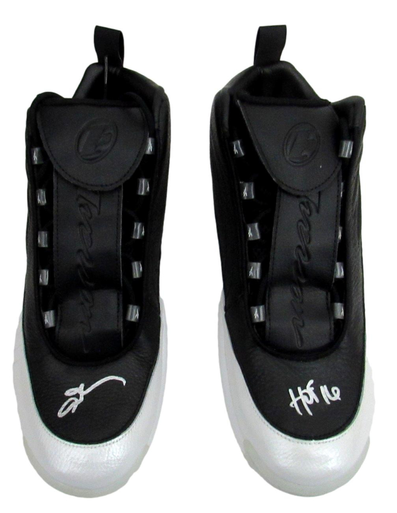 Allen Iverson Signed Pair of Reebok Basketball Shoes Inscribed "HOF 16