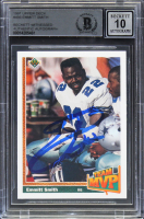 Emmitt Smith Signed 1991 Upper Deck #456 (BGS) at PristineAuction.com