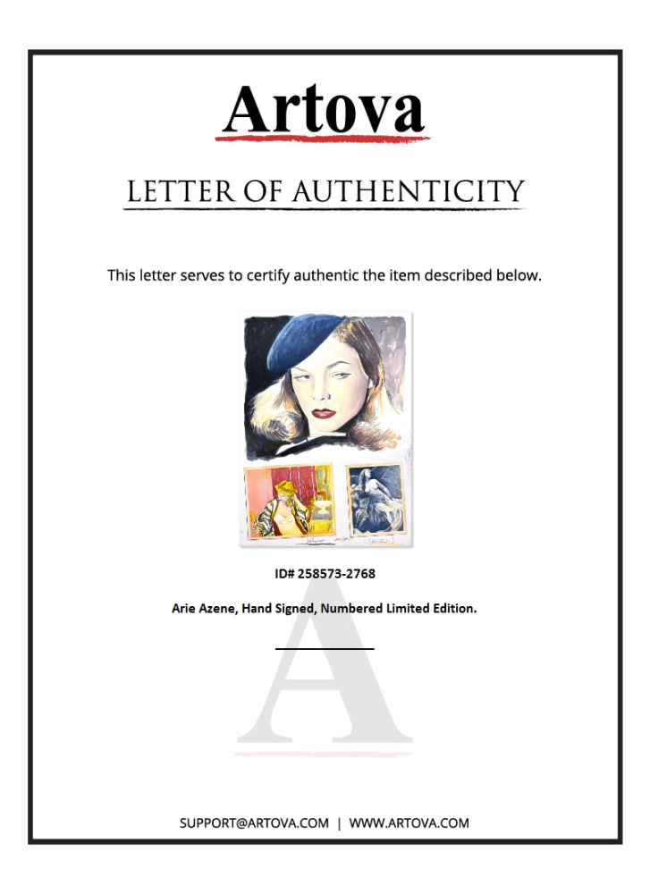 "Untitled" LE 27x19 Serigraph on Paper by Arie Azene (Artova) at PristineAuction.com "Untitled" LE 27x19 Serigraph on Paper by Arie Azene (Artova) at PristineAuction.com