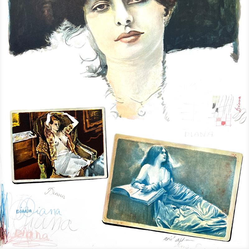 "Untitled" LE 28x20 Serigraph on Paper by Arie Azene (Artova) at PristineAuction.com "Untitled" LE 28x20 Serigraph on Paper by Arie Azene (Artova) at PristineAuction.com