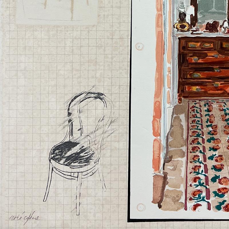 "Untitled" LE 27x20 Serigraph on Paper by Arie Azene (Artova) at PristineAuction.com "Untitled" LE 27x20 Serigraph on Paper by Arie Azene (Artova) at PristineAuction.com