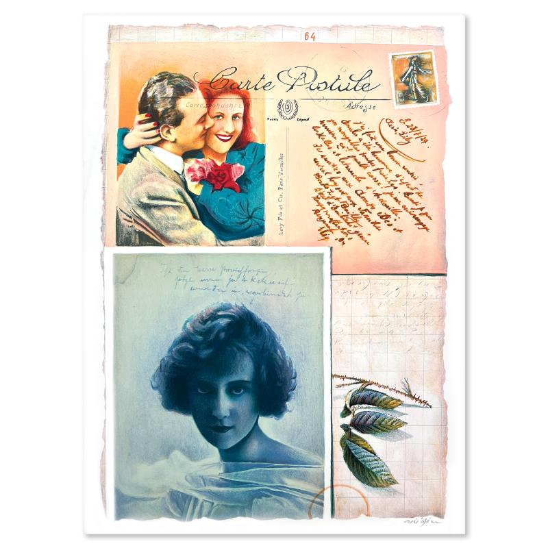 "Untitled" LE 28x19 Serigraph on Paper by Arie Azene (Artova) at PristineAuction.com "Untitled" LE 28x19 Serigraph on Paper by Arie Azene (Artova) at PristineAuction.com