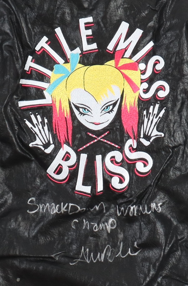 Alexa Bliss Signed "Little Miss Bliss" Custom Leather Jacket Inscribed "SmackDown Women's Champ" (JSA) at PristineAuction.com Alexa Bliss Signed "Little Miss Bliss" Custom Leather Jacket Inscribed "SmackDown Women's Champ" (JSA) at PristineAuction.com