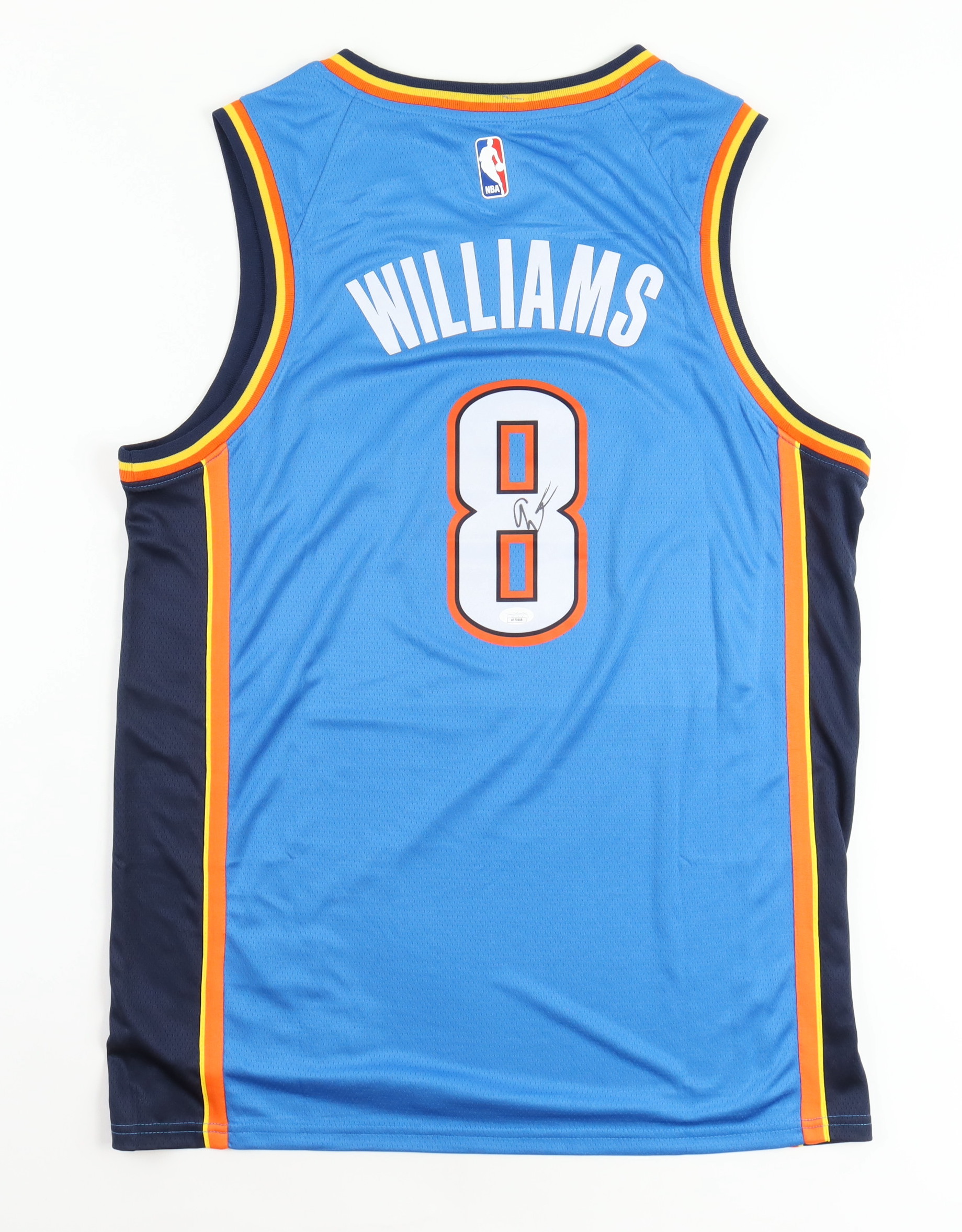 Jalen Williams Signed Jersey (JSA) at PristineAuction.com Jalen Williams Signed Jersey (JSA) at PristineAuction.com