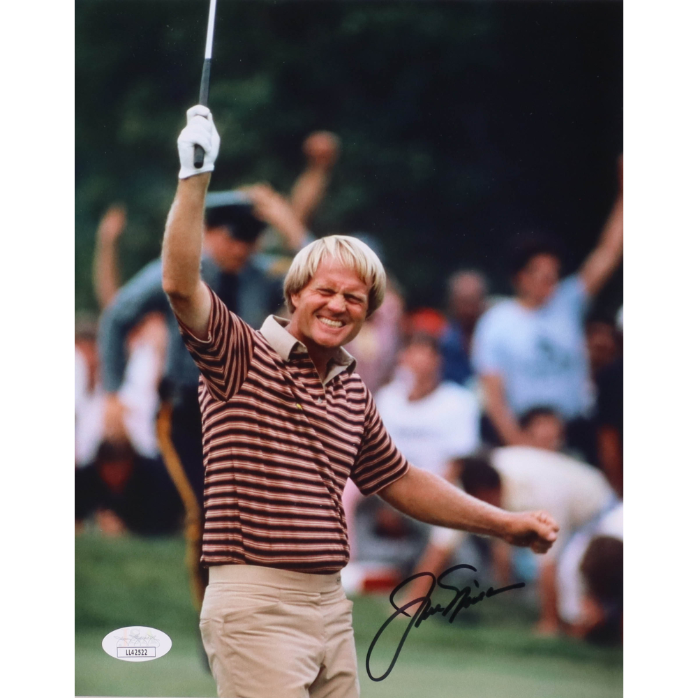 Jack Nicklaus Signed 8x10 Photo (JSA) Pristine Auction