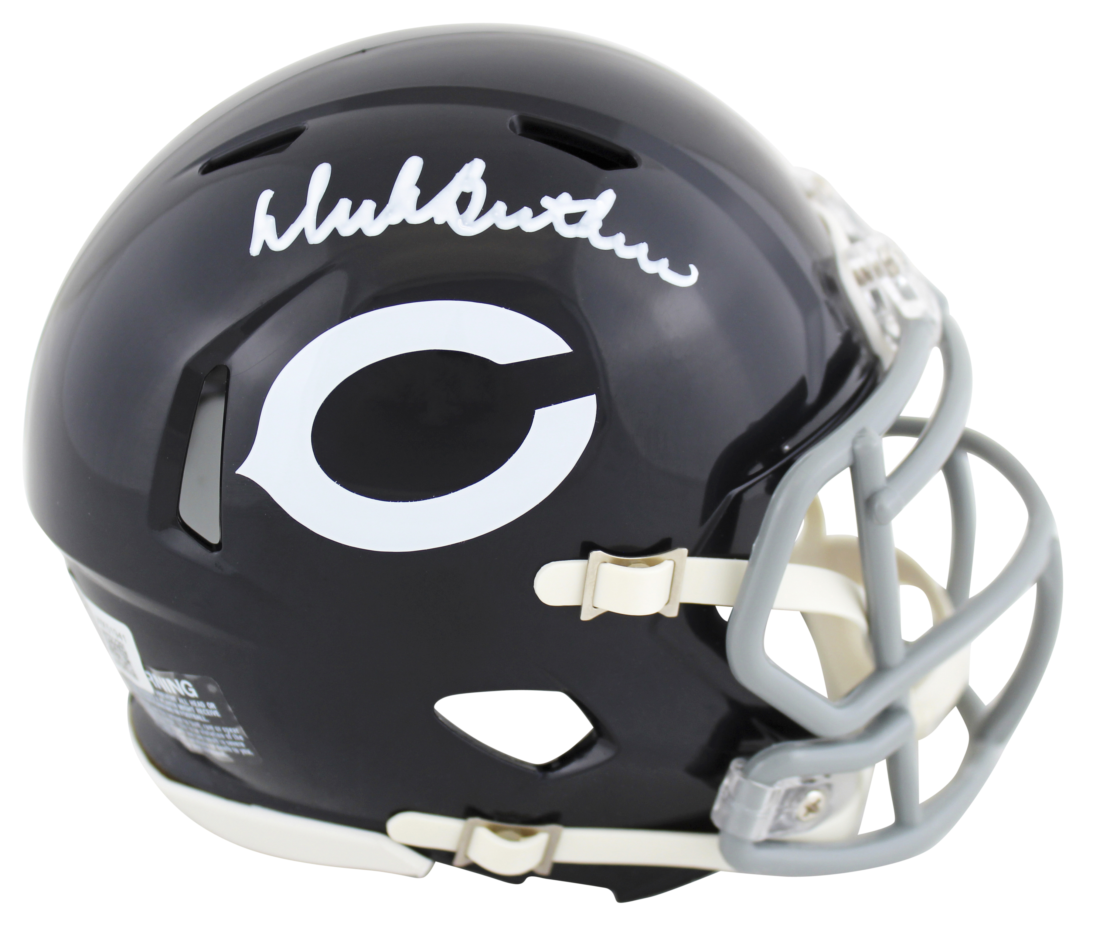 Dick Butkus Signed Bears Throwback Speed Mini Helmet (Beckett) at PristineAuction.com Dick Butkus Signed Bears Throwback Speed Mini Helmet (Beckett) at PristineAuction.com