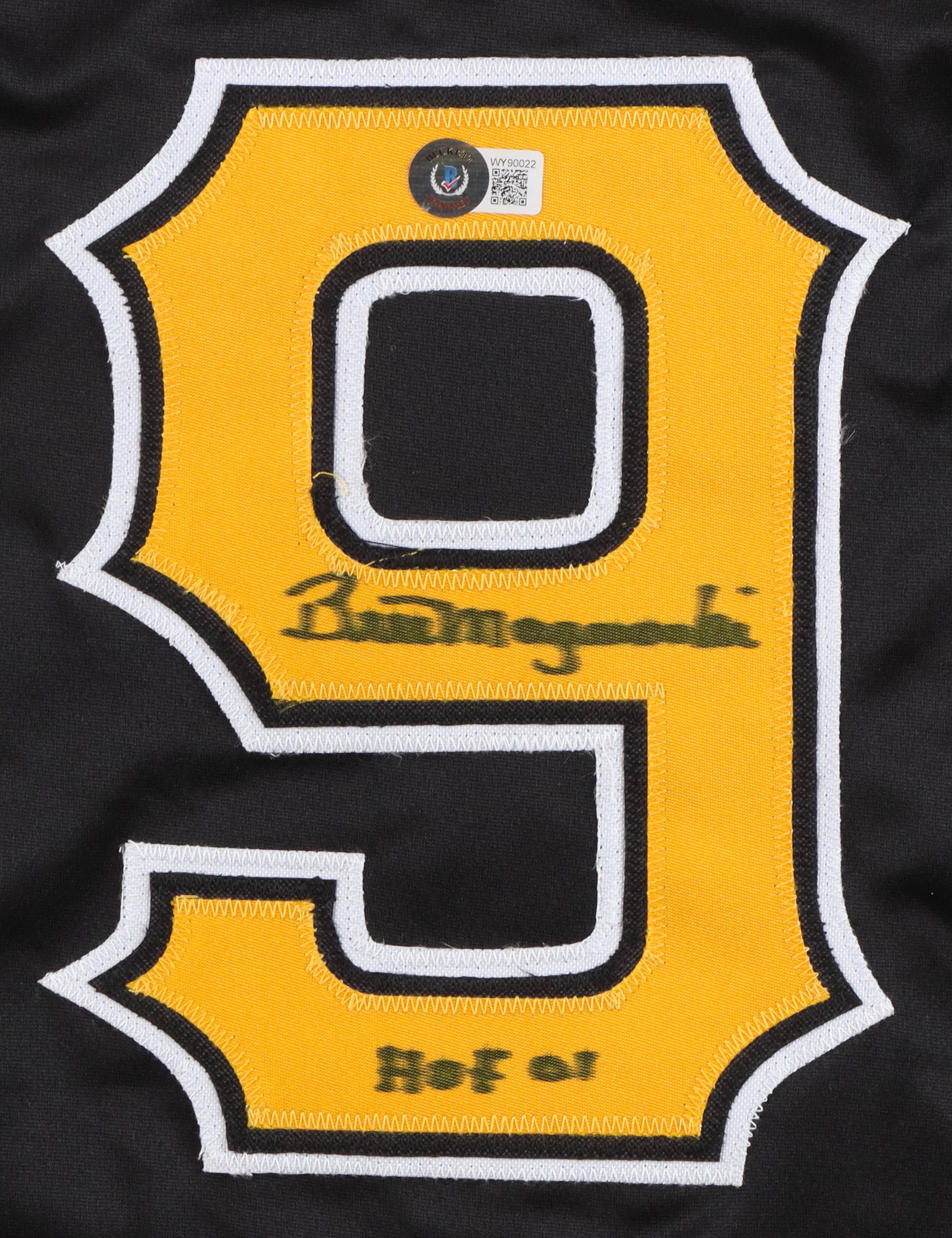 Bill Mazeroski Signed Pirates Jersey Inscribed "HOF 01" (Beckett) at PristineAuction.com Bill Mazeroski Signed Pirates Jersey Inscribed "HOF 01" (Beckett) at PristineAuction.com