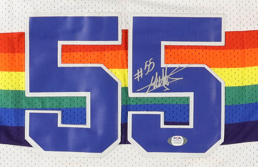 Dikembe Mutombo Signed Nuggets Jersey (PSA) at PristineAuction.com Dikembe Mutombo Signed Nuggets Jersey (PSA) at PristineAuction.com