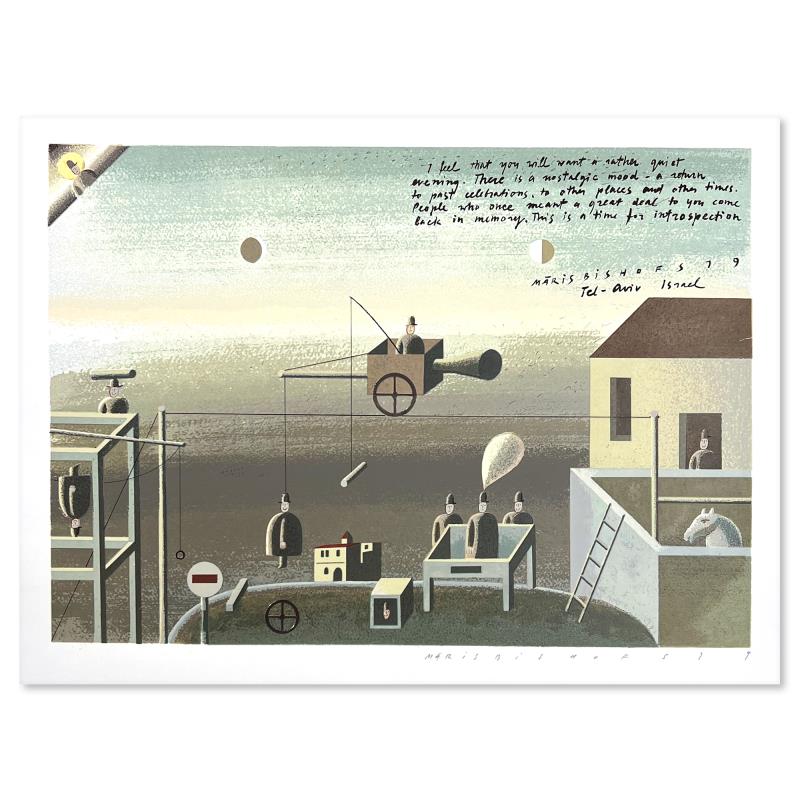 "Untitled" LE 14x19 Serigraph on Paper by Maris Bishofs (Artova) at PristineAuction.com "Untitled" LE 14x19 Serigraph on Paper by Maris Bishofs (Artova) at PristineAuction.com