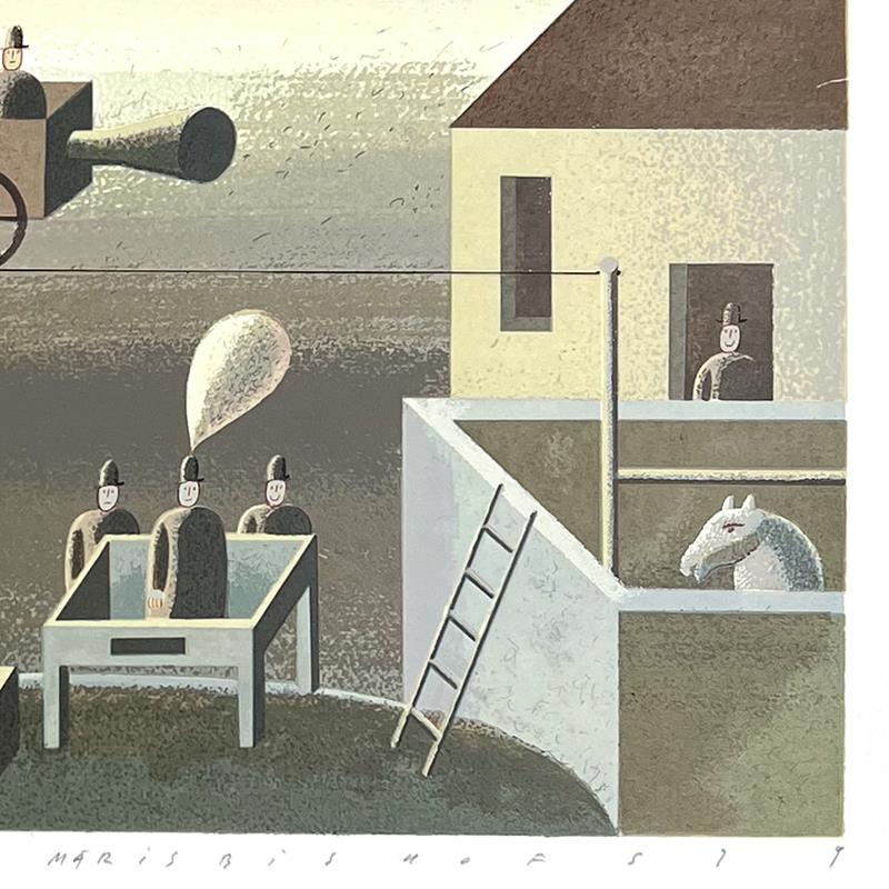 "Untitled" LE 14x19 Serigraph on Paper by Maris Bishofs (Artova) at PristineAuction.com "Untitled" LE 14x19 Serigraph on Paper by Maris Bishofs (Artova) at PristineAuction.com