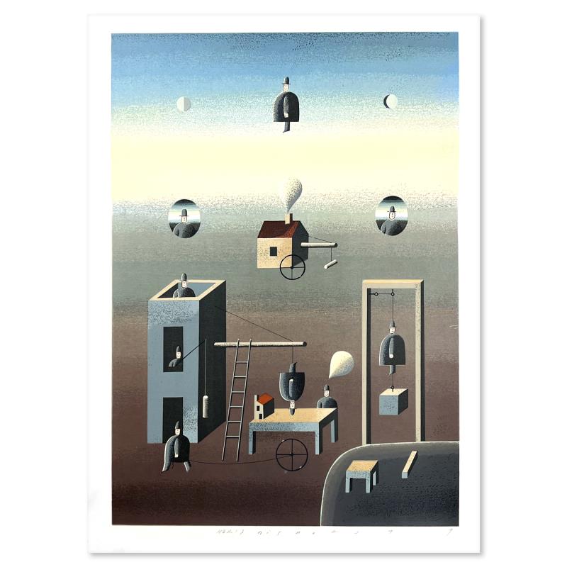 "Untitled" LE 19x14 Serigraph on Paper by Maris Bishofs (Artova) at PristineAuction.com "Untitled" LE 19x14 Serigraph on Paper by Maris Bishofs (Artova) at PristineAuction.com