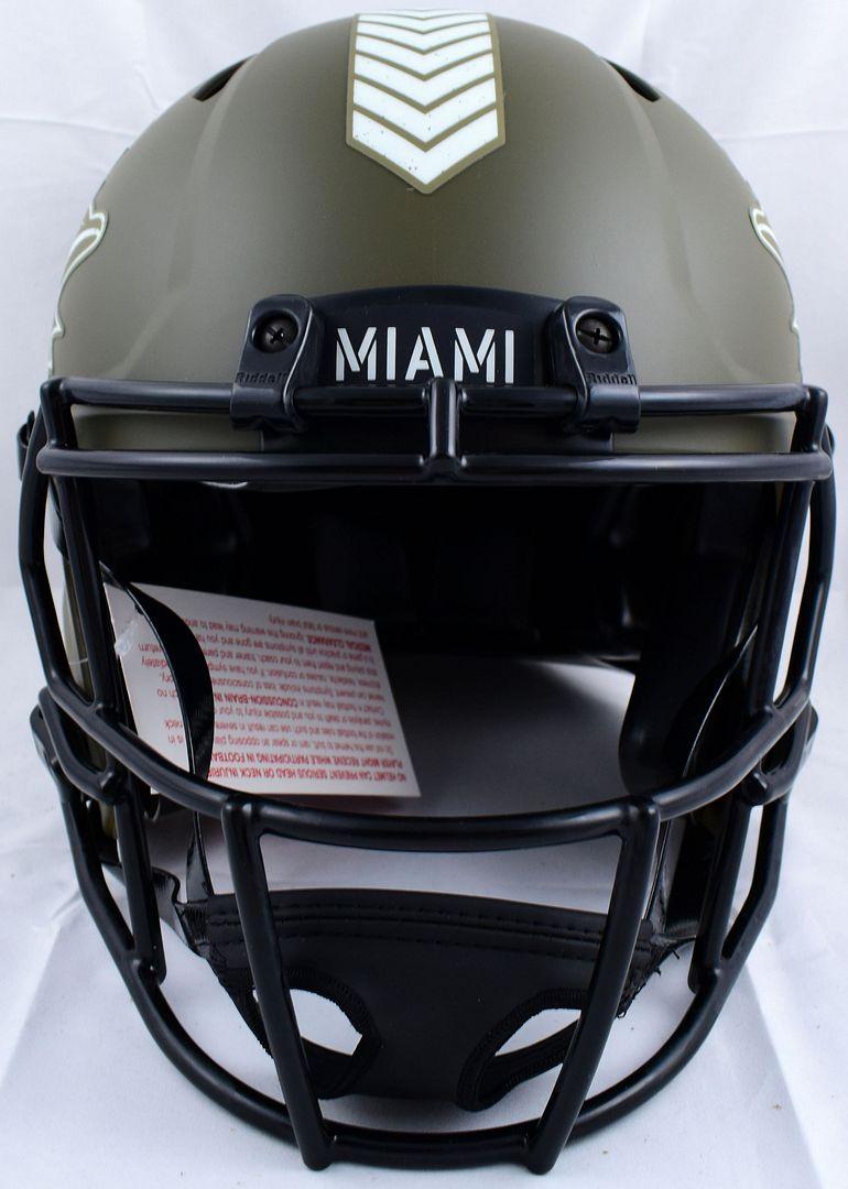 Tyreek Hill Signed Dolphins Salute to Service Full-Size Authentic On-Field Speed Helmet (Beckett) at PristineAuction.com Tyreek Hill Signed Dolphins Salute to Service Full-Size Authentic On-Field Speed Helmet (Beckett) at PristineAuction.com