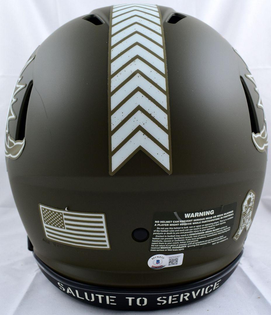 Tyreek Hill Signed Dolphins Salute to Service Full-Size Authentic On-Field Speed Helmet (Beckett) at PristineAuction.com Tyreek Hill Signed Dolphins Salute to Service Full-Size Authentic On-Field Speed Helmet (Beckett) at PristineAuction.com