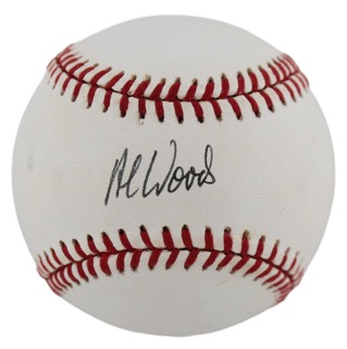 Al Woods Signed OAL Baseball (Beckett) at PristineAuction.com Al Woods Signed OAL Baseball (Beckett) at PristineAuction.com