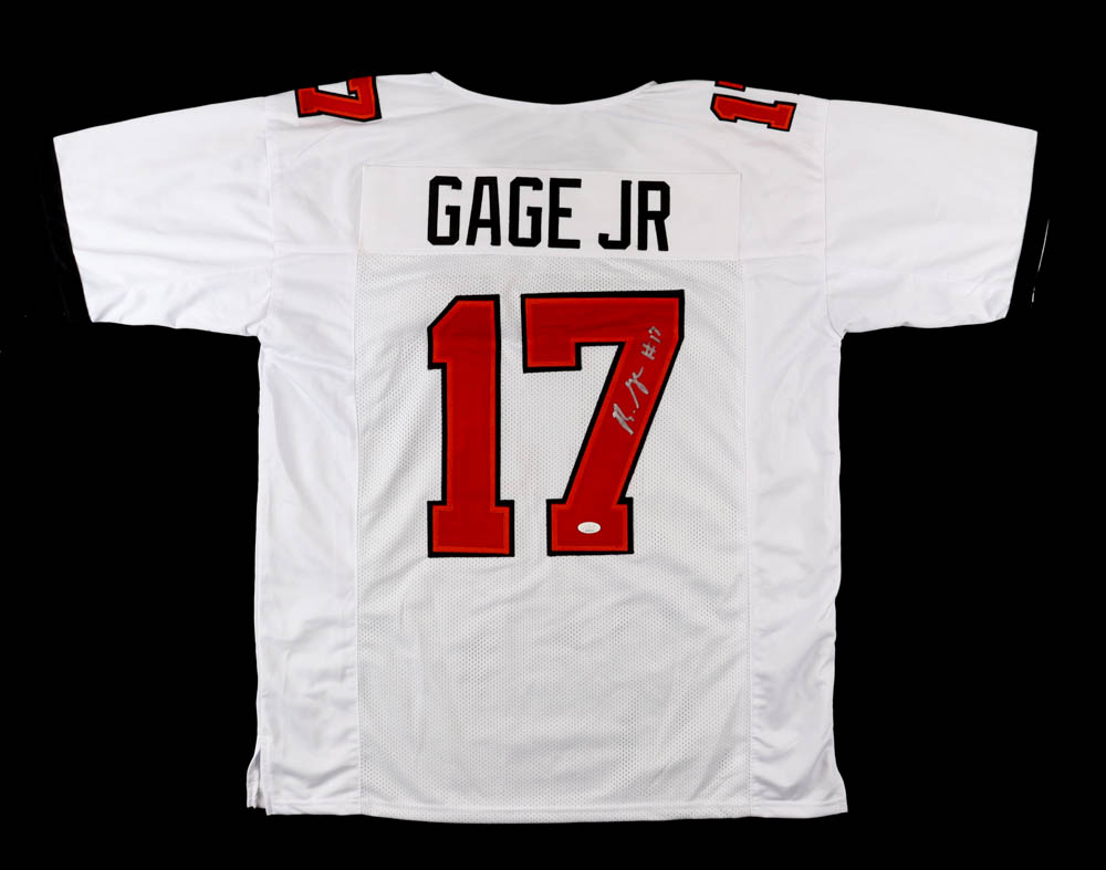 Russell Gage Jr. Signed Jersey (JSA) at PristineAuction.com Russell Gage Jr. Signed Jersey (JSA) at PristineAuction.com