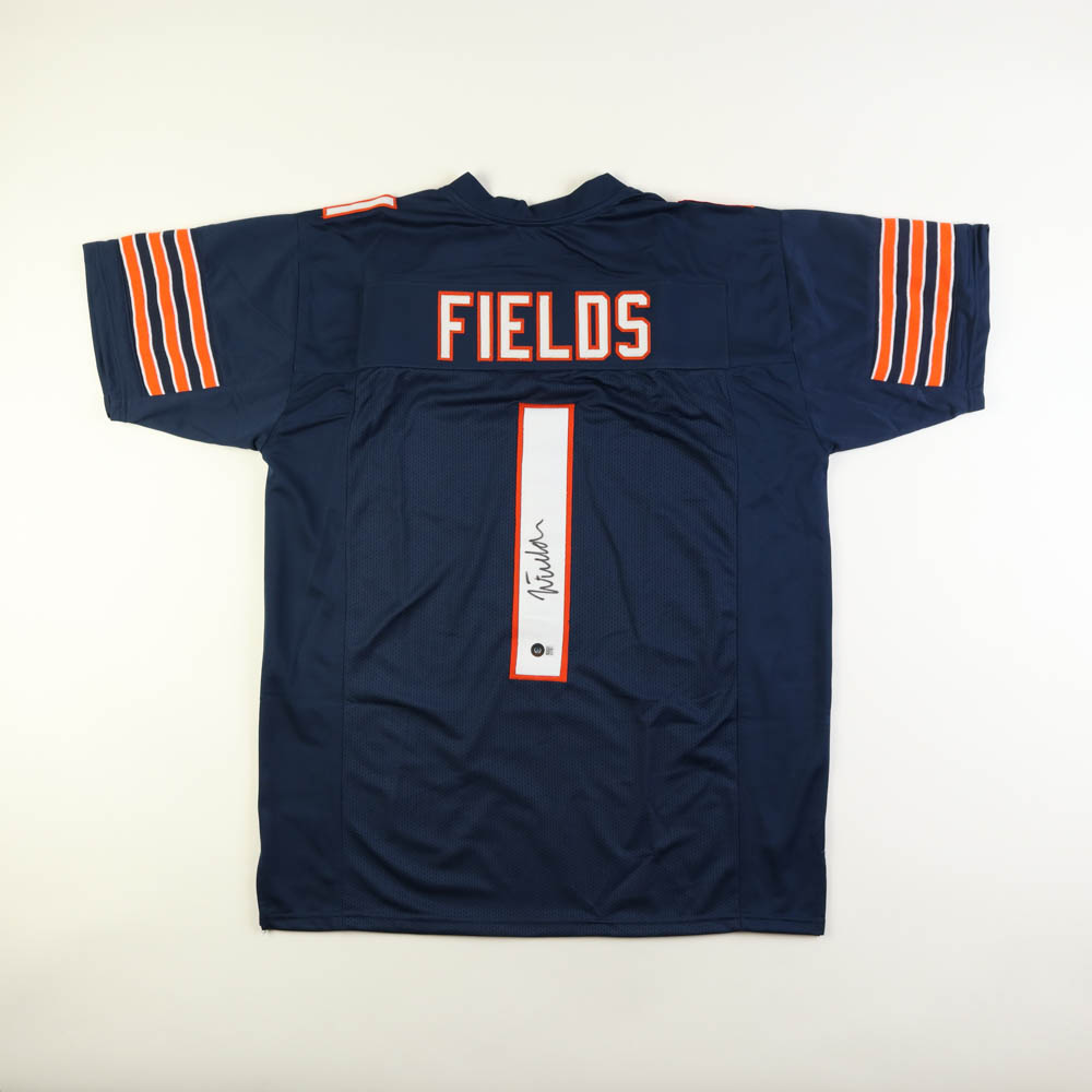 Justin Fields Signed Jersey (Beckett) at PristineAuction.com Justin Fields Signed Jersey (Beckett) at PristineAuction.com