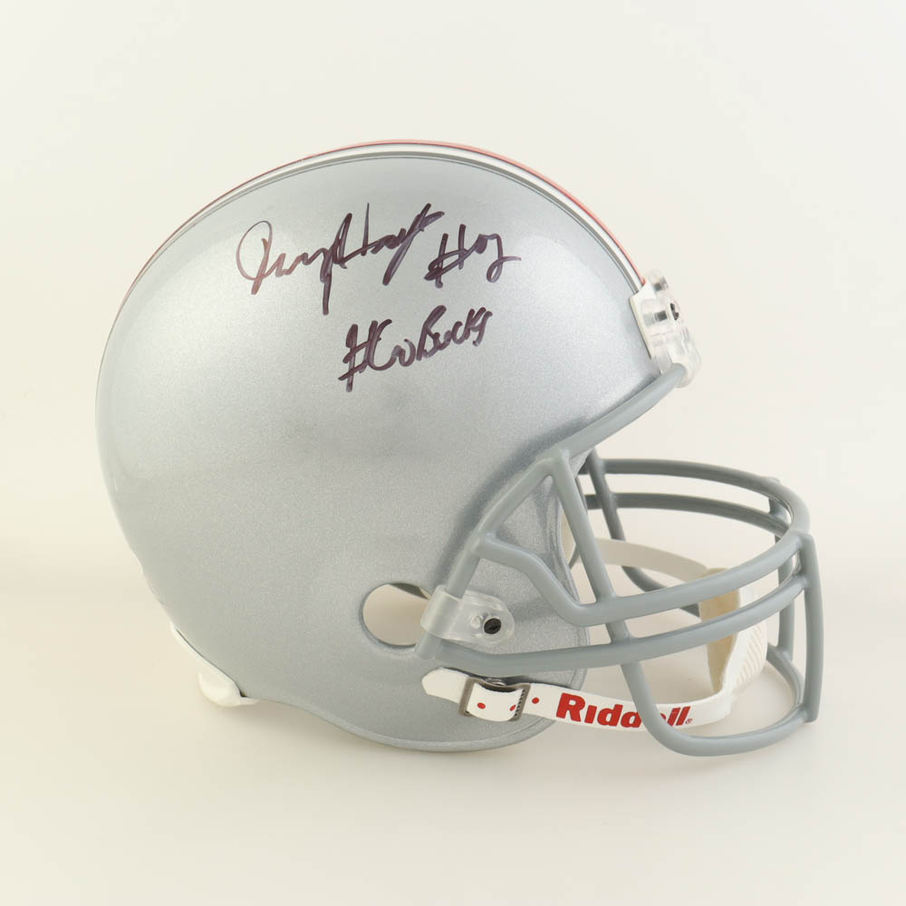 Dwayne Haskins Signed Ohio State Buckeyes Full-Size Helmet Inscribed "#GoBucks" (JSA) at PristineAuction.com Dwayne Haskins Signed Ohio State Buckeyes Full-Size Helmet Inscribed "#GoBucks" (JSA) at PristineAuction.com