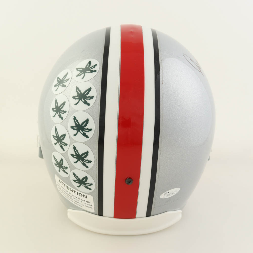 Dwayne Haskins Signed Ohio State Buckeyes Full-Size Helmet Inscribed "#GoBucks" (JSA) at PristineAuction.com Dwayne Haskins Signed Ohio State Buckeyes Full-Size Helmet Inscribed "#GoBucks" (JSA) at PristineAuction.com