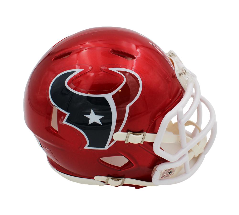 Andre Johnson Signed Texans Flash Alternate Speed Mini Helmet (Beckett) at PristineAuction.com Andre Johnson Signed Texans Flash Alternate Speed Mini Helmet (Beckett) at PristineAuction.com