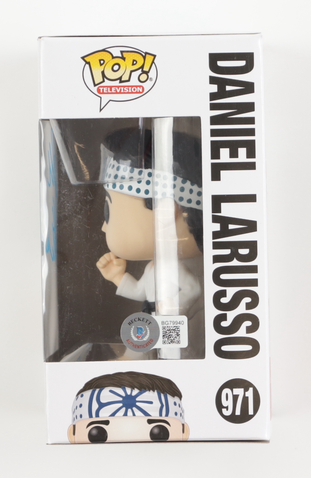 Ralph Macchio Signed "Cobra Kai" #971 Daniel LaRusso Funko Pop! Vinyl Figure (Beckett) at PristineAuction.com Ralph Macchio Signed "Cobra Kai" #971 Daniel LaRusso Funko Pop! Vinyl Figure (Beckett) at PristineAuction.com