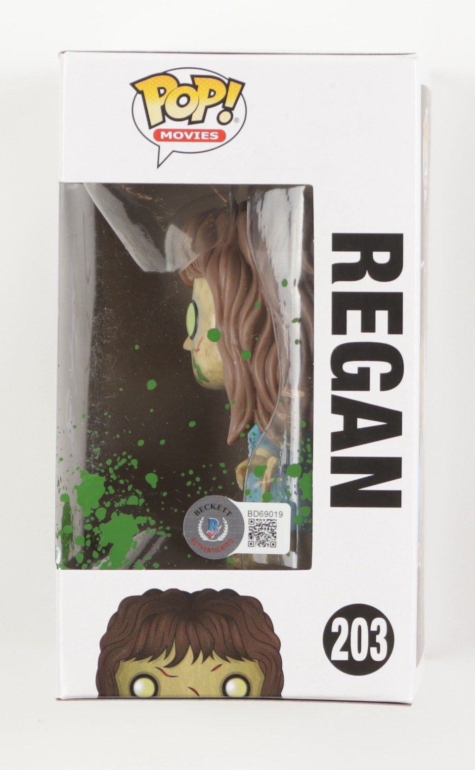 Linda Blair Signed "The Exorcist" #203 Regan Funko Pop! Vinyl Figure Inscribed "Regan" (Beckett) at PristineAuction.com Linda Blair Signed "The Exorcist" #203 Regan Funko Pop! Vinyl Figure Inscribed "Regan" (Beckett) at PristineAuction.com