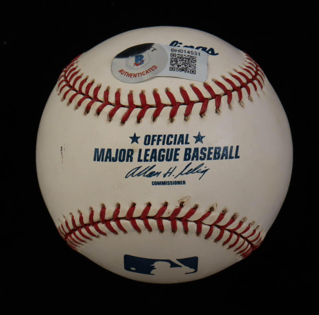 Denny McLain Signed OML Baseball Inscribed "68 M.V.P." & "Cy 68-69" (Beckett) at PristineAuction.com Denny McLain Signed OML Baseball Inscribed "68 M.V.P." & "Cy 68-69" (Beckett) at PristineAuction.com