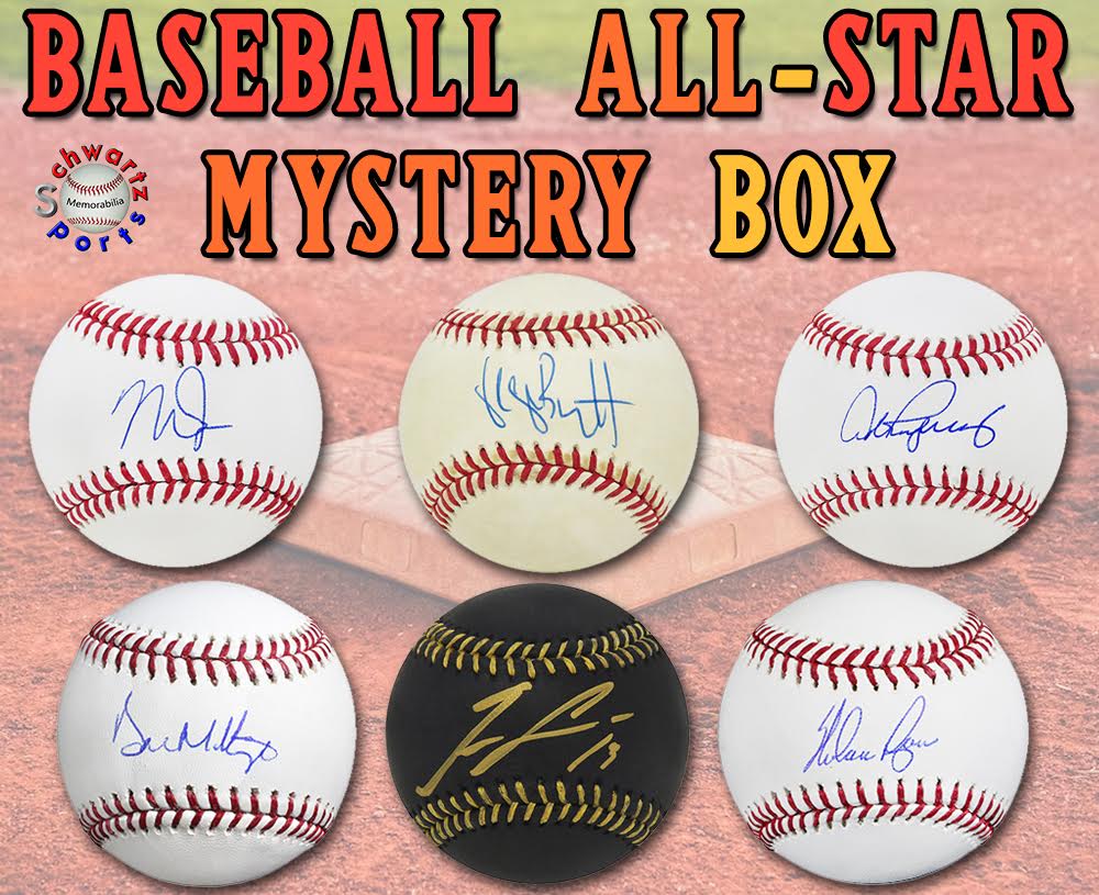 Schwartz Sports Baseball All Stars Signed Baseball Mystery Box - Series 7 (Limited to 150) at PristineAuction.com Schwartz Sports Baseball All Stars Signed Baseball Mystery Box - Series 7 (Limited to 150) at PristineAuction.com