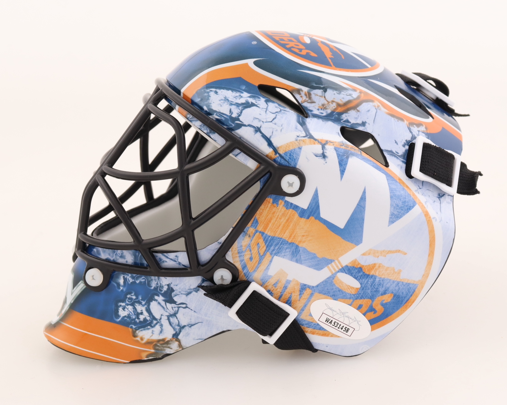 Billy Smith Signed Islanders Mini Hockey Goalie Mask (JSA) at PristineAuction.com Billy Smith Signed Islanders Mini Hockey Goalie Mask (JSA) at PristineAuction.com