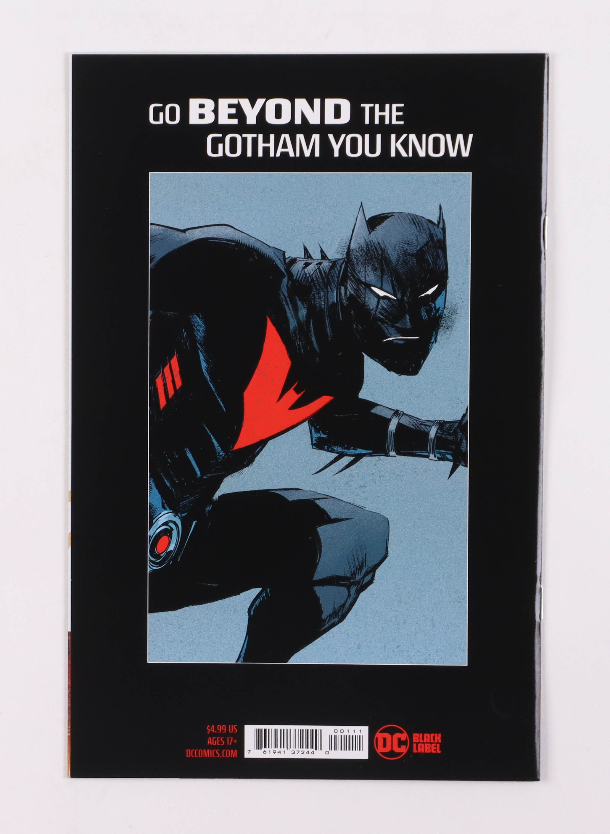 Poster Toile Batman Beyond - Couverture DC Comic Neo Year Vol 1 #1 (sans Cadre)