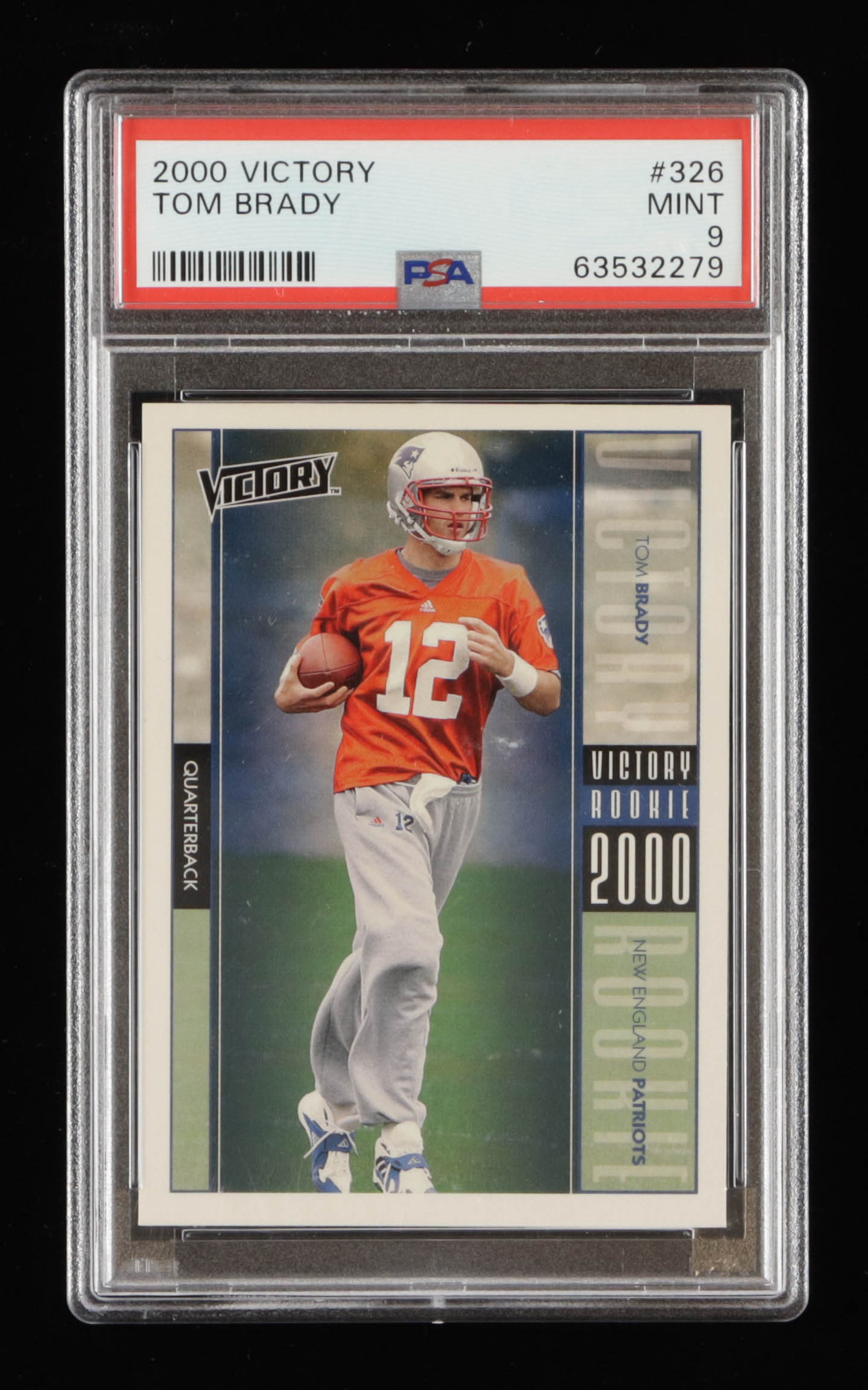 Tom Brady 2000 Upper Deck Victory #326 RC (PSA 9) at PristineAuction.com Tom Brady 2000 Upper Deck Victory #326 RC (PSA 9) at PristineAuction.com