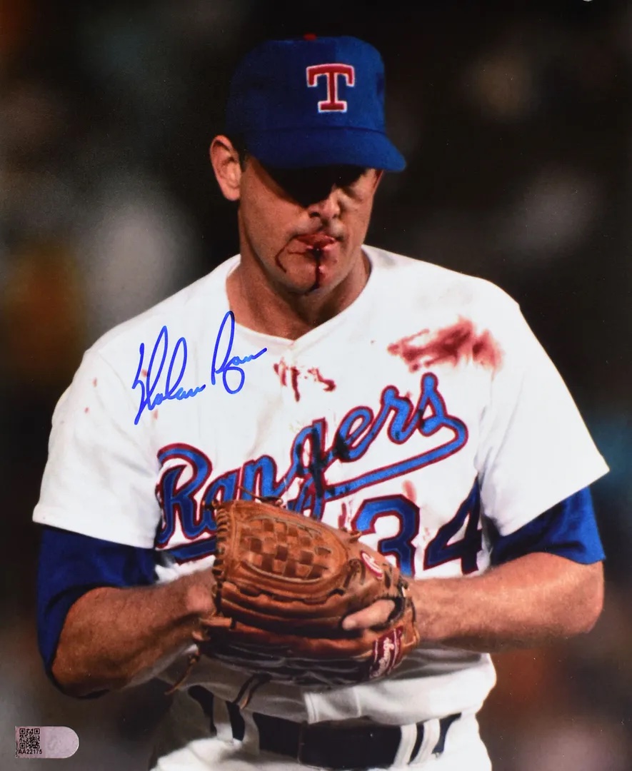 Nolan Ryan Signed Rangers 8x10 Photo (Players Ink) at PristineAuction.com Nolan Ryan Signed Rangers 8x10 Photo (Players Ink) at PristineAuction.com