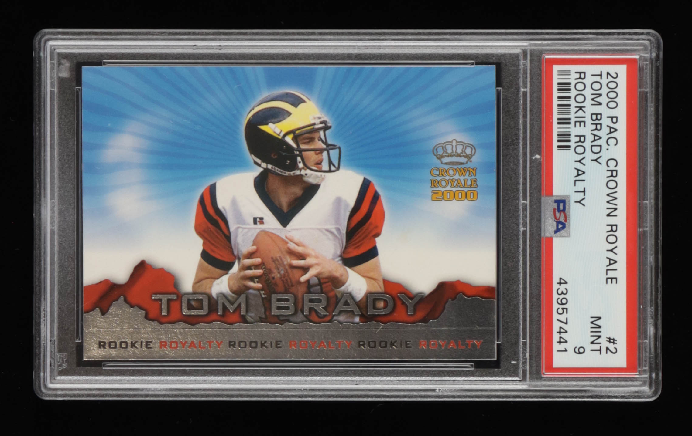 Tom Brady 2000 Crown Royale Rookie Royalty #2 (PSA 9) at PristineAuction.com Tom Brady 2000 Crown Royale Rookie Royalty #2 (PSA 9) at PristineAuction.com