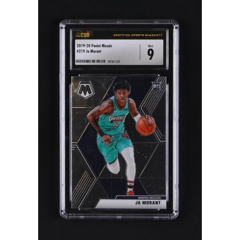 Pokemon Psa 10 JA MORANT 2019 Panini Mosaic #219 Rookie RC