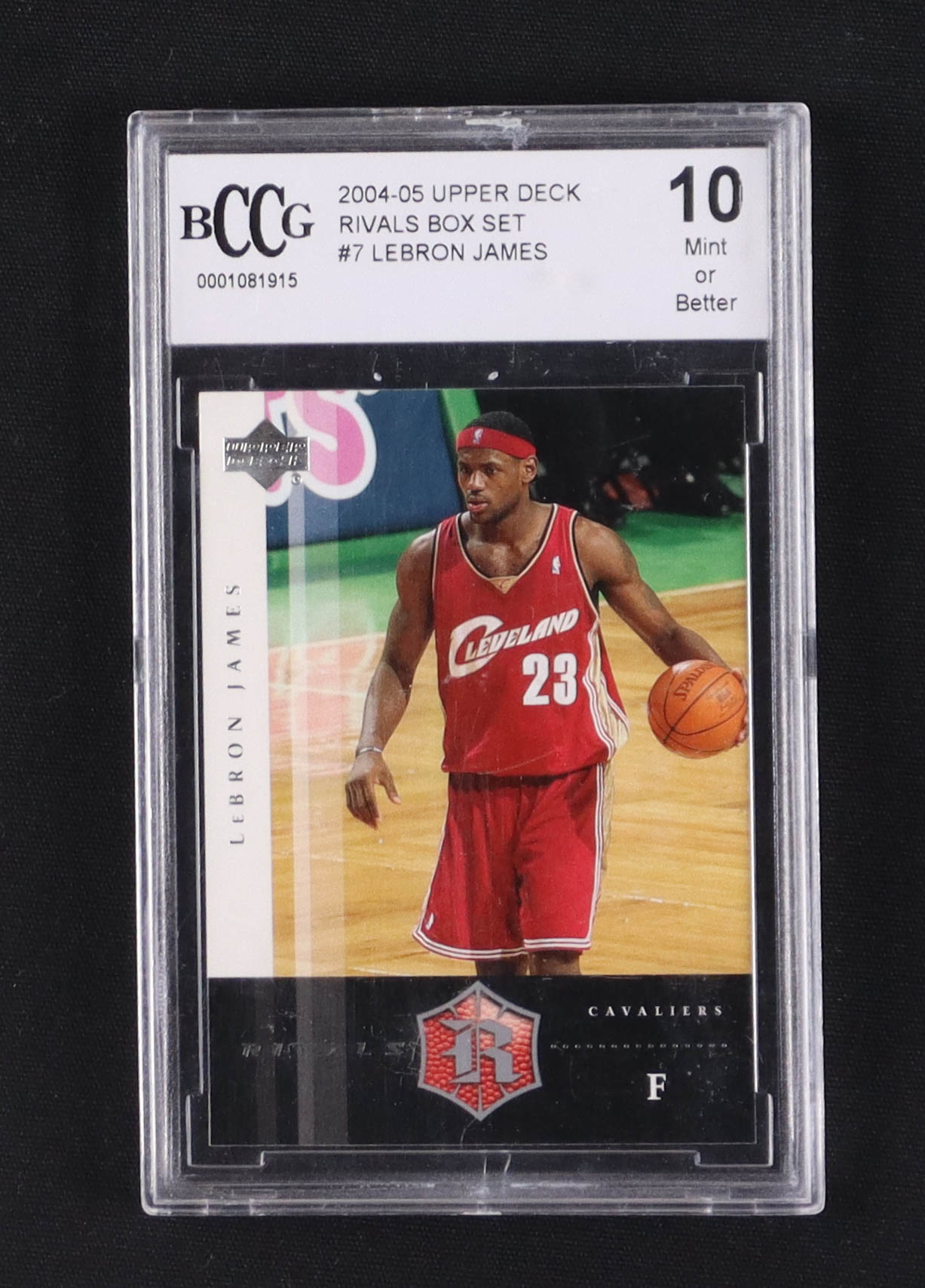 lebron james upper deck rivals