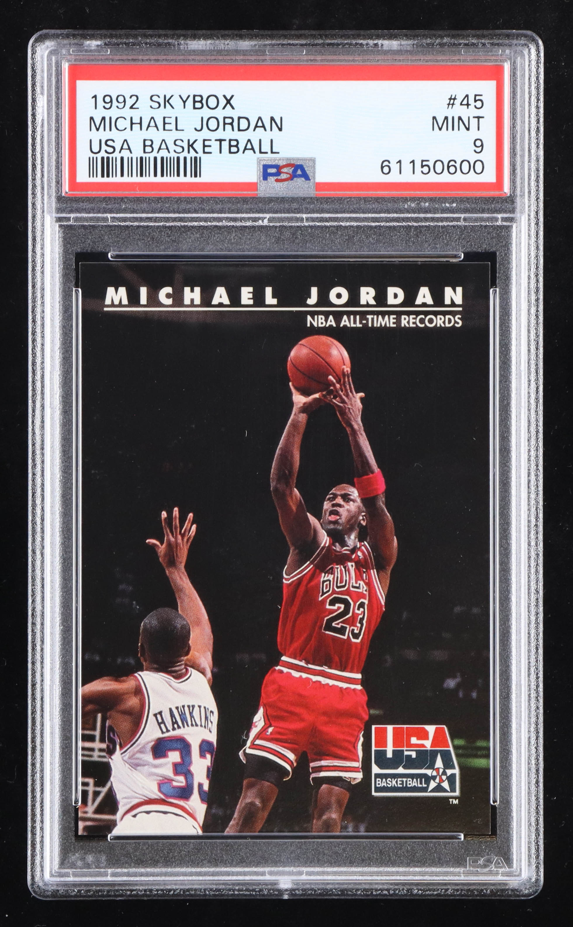 Michael Jordan 1992 SkyBox USA #45 NBA All-Time Records (PSA 9) at PristineAuction.com Michael Jordan 1992 SkyBox USA #45 NBA All-Time Records (PSA 9) at PristineAuction.com