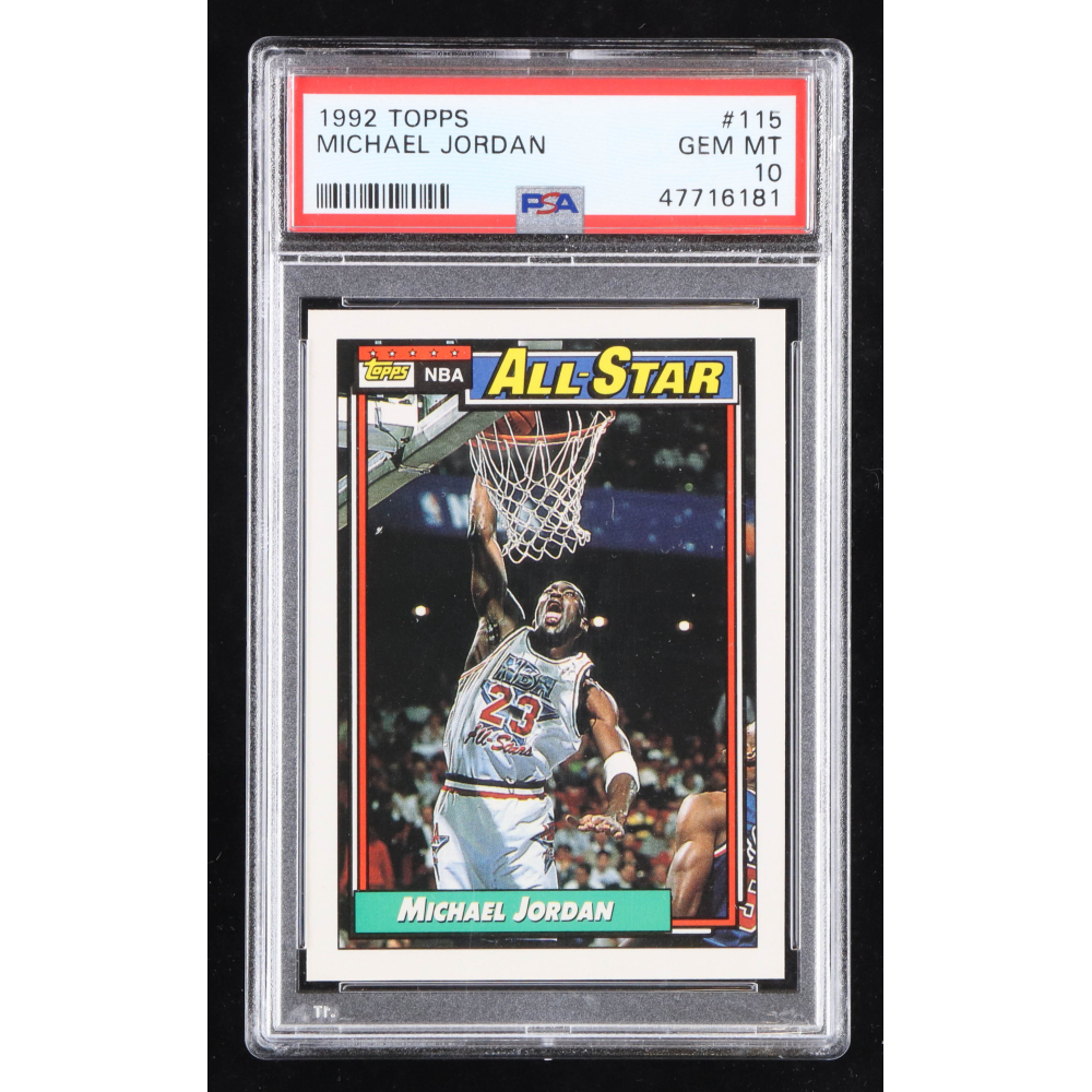 topps nba all star michael jordan 115
