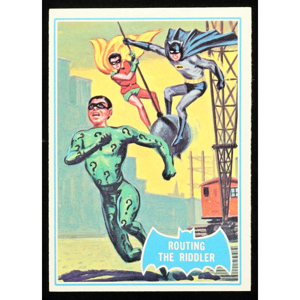 Batman 1966 B Series Blue Bat #22B Routing the Riddler | Pristine Auction