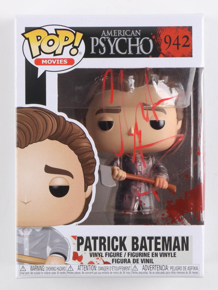 Christian Bale Signed "American Psycho" 942 Patrick Bateman Funko Pop