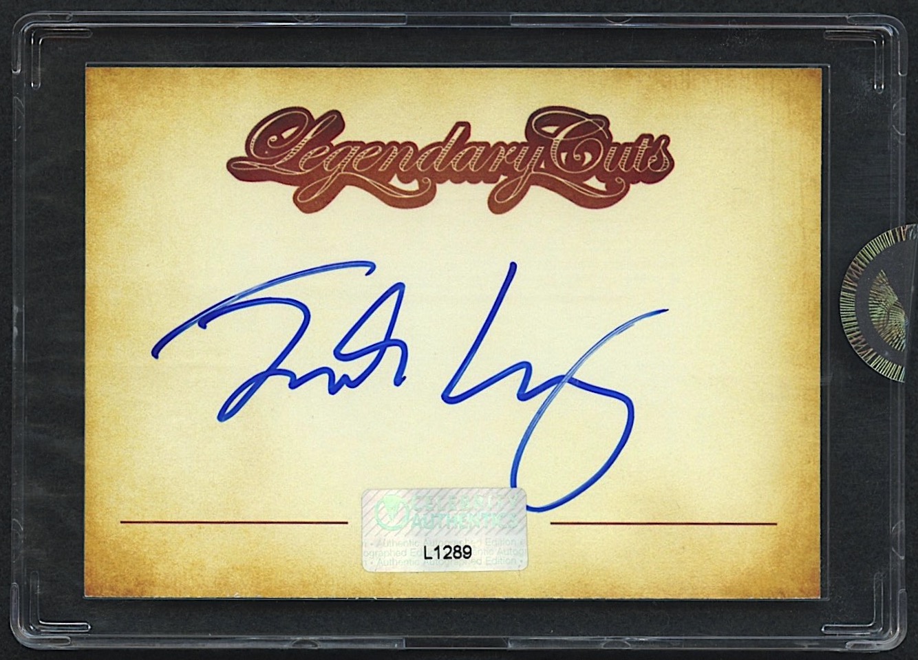 Justin Long Signed Legendary Cuts Autograph (Celebrity Authentics) at PristineAuction.com Justin Long Signed Legendary Cuts Autograph (Celebrity Authentics) at PristineAuction.com