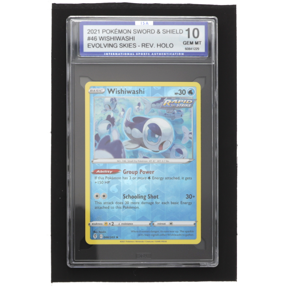 Wishiwashi 2021 Pokemon Sword and Shield Evolving Skies Reverse Foil