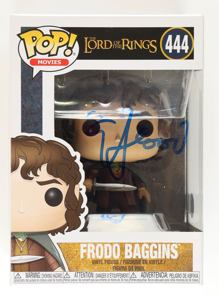 Elijah Wood Signed "Lord of the Rings" Frodo Baggins #444 Funko Pop! Vinyl Figure (Beckett) at PristineAuction.com Elijah Wood Signed "Lord of the Rings" Frodo Baggins #444 Funko Pop! Vinyl Figure (Beckett) at PristineAuction.com