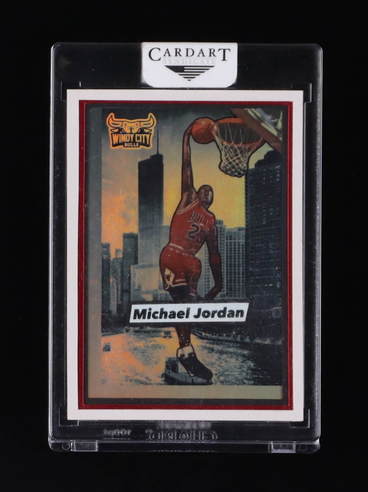Michael Jordan Bulls 199192 Upper Deck Custom 3D Art Card by Mike