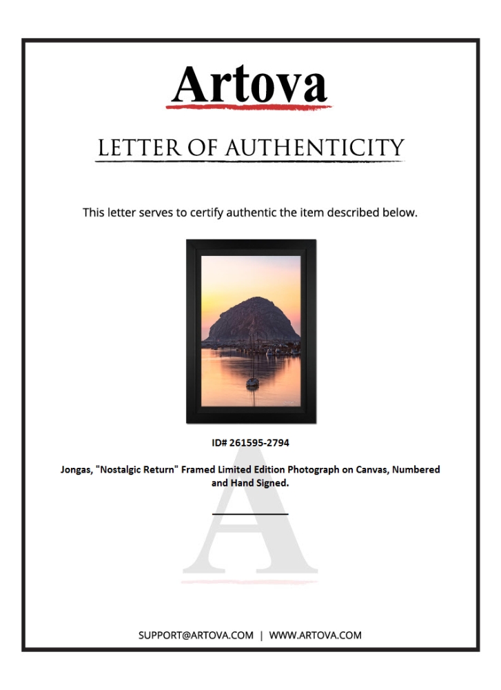 "Nostalgic Return" LE 38x28 Custom Framed Giclee on Canvas by Jongas (Artova) at PristineAuction.com "Nostalgic Return" LE 38x28 Custom Framed Giclee on Canvas by Jongas (Artova) at PristineAuction.com