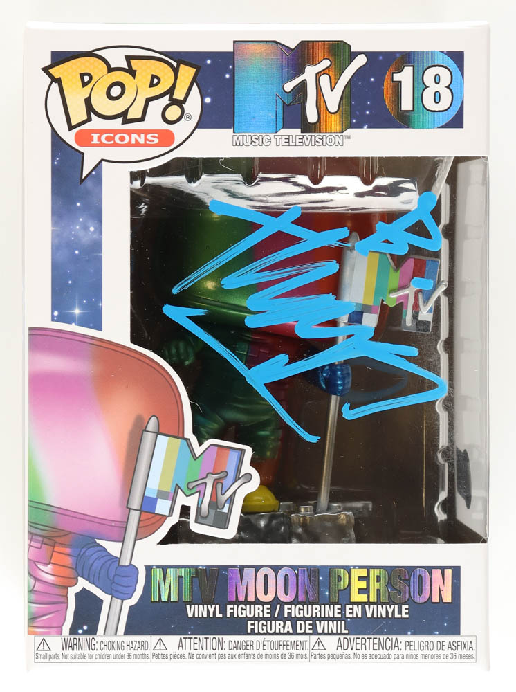Black Thought Signed "MTV" #18 MTV Moon Person Funko Pop! Vinyl Figure (Beckett) at PristineAuction.com Black Thought Signed "MTV" #18 MTV Moon Person Funko Pop! Vinyl Figure (Beckett) at PristineAuction.com
