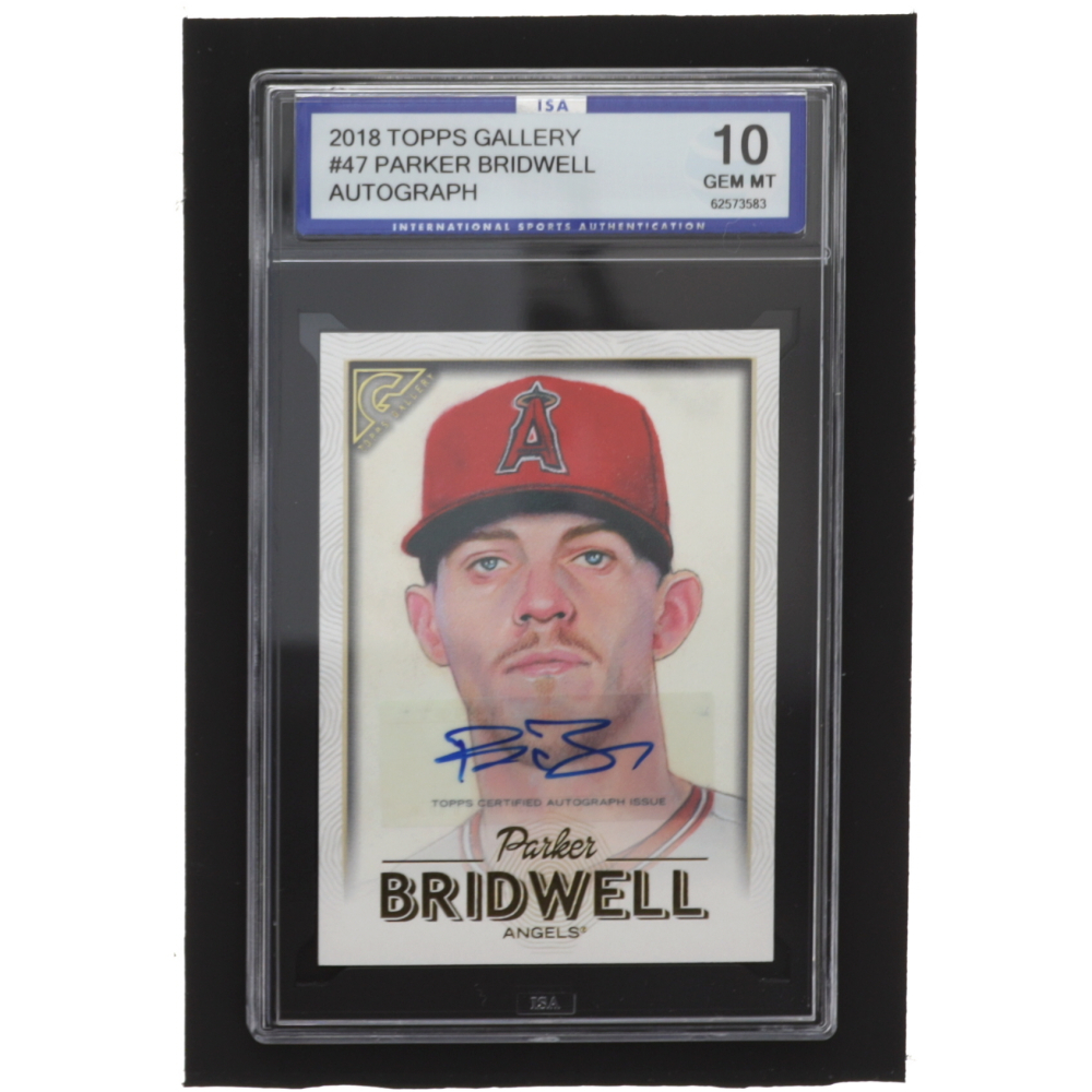 Parker Bridwell 2018 Topps Gallery Autographs #47 (ISA 10)