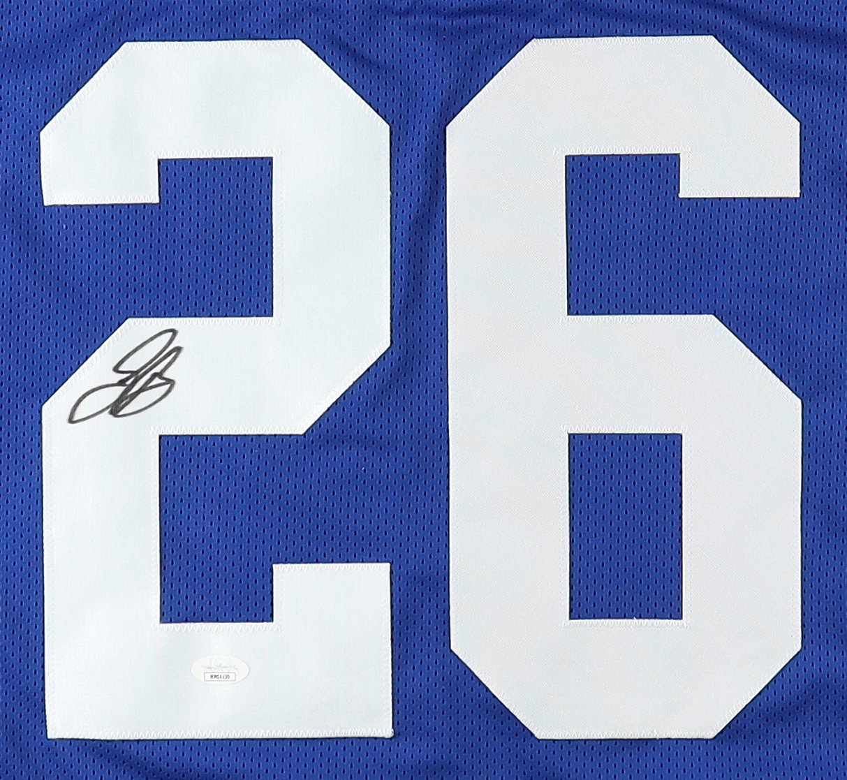 Saquon Barkley Signed Jersey (JSA) at PristineAuction.com Saquon Barkley Signed Jersey (JSA) at PristineAuction.com