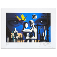 "The Alternating Current of Desire" LE 22x29 Serigraph by Mark Kostabi (Artova) at PristineAuction.com